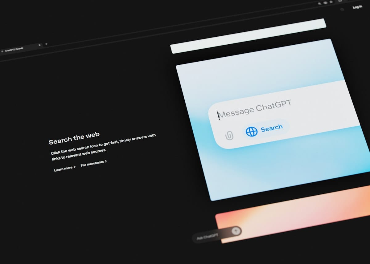 Antarmuka AI chatbot menampilkan jawaban hasil generative engine optimization