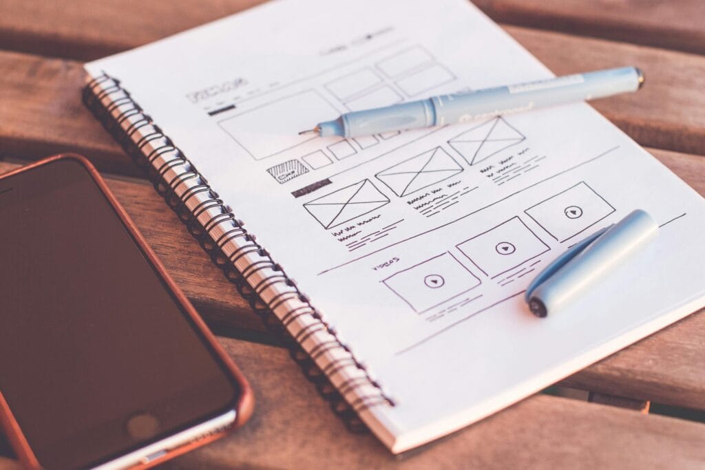 Proses perancangan UI/UX design website